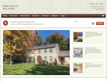 Tablet Screenshot of princetonatmillpond.com